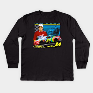 Jeff Gordon Legends Car Kids Long Sleeve T-Shirt